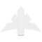 Ekena Millwork Alberta Architectural Grade PVC Gable Bracket, 36"W x 22 1/2"H x 2"D x 6"F, 15/12 Pitch GBP036X23X0206ALB00 - alternate 5
